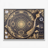 Karma Baroque canvas in a white floating frame