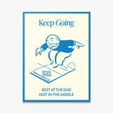Keep Going canvas wall art