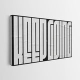 Keep Going (White Maze) canvas wall art