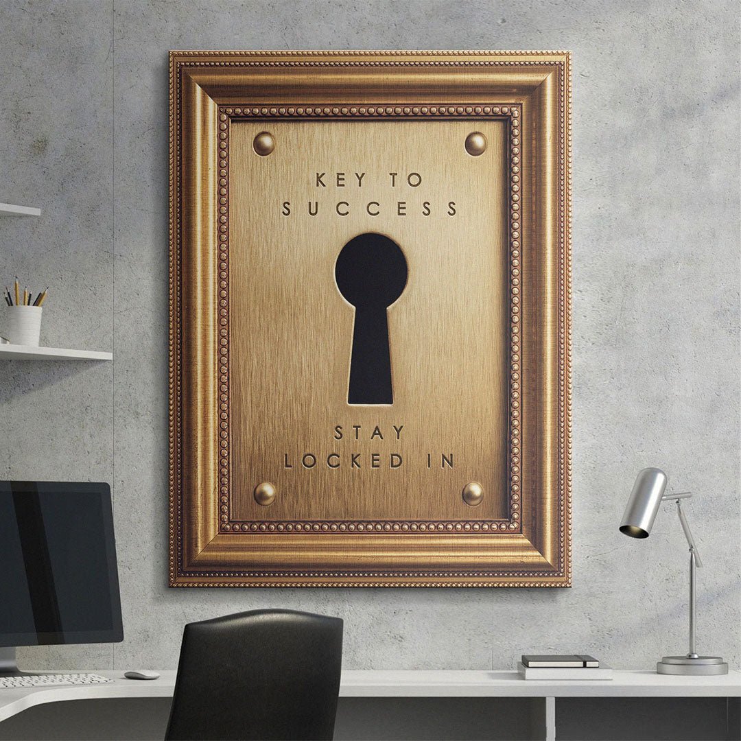 Key To Success canvas wall art