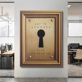 Key To Success canvas wall art