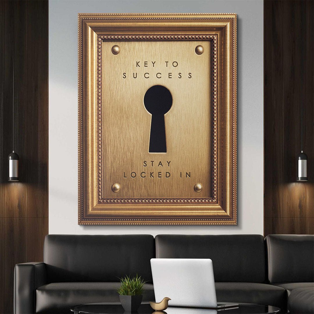 Key To Success canvas wall art