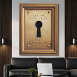 Key To Success canvas wall art