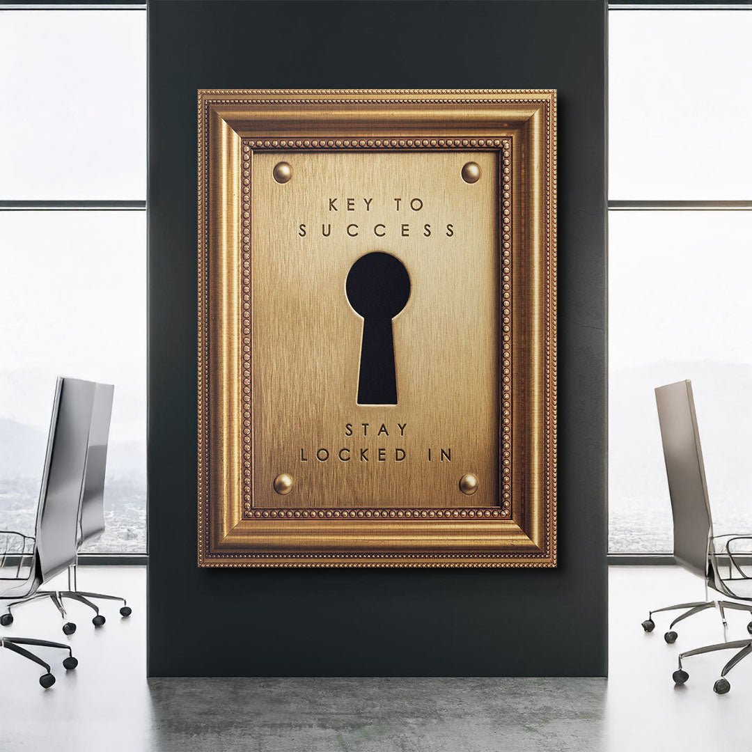 Key To Success canvas wall art