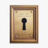 Key To Success canvas wall art