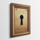 Key To Success canvas wall art