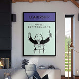 Leadership canvas wall art