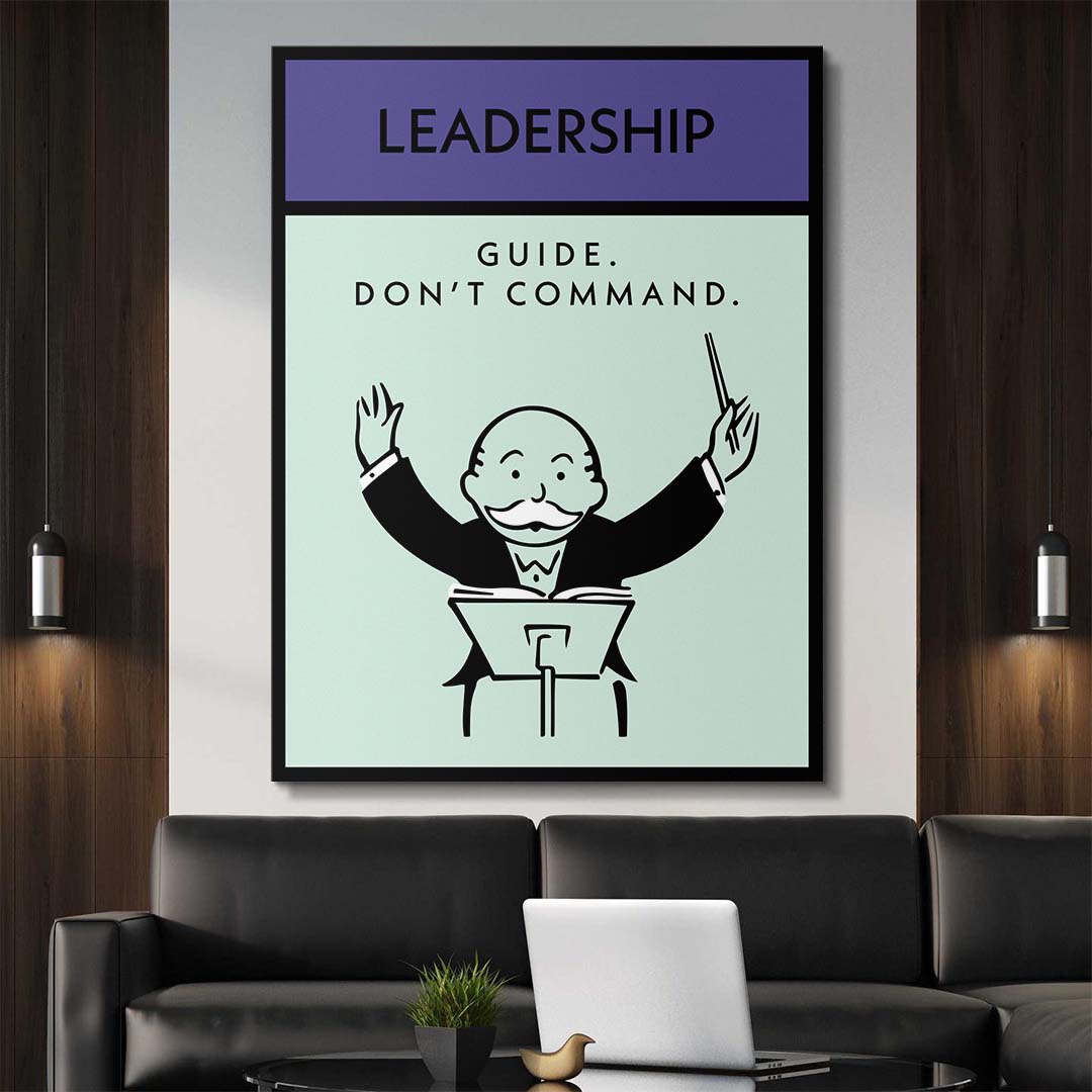 Leadership canvas art