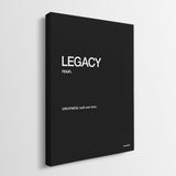 Legacy Definition canvas wall art