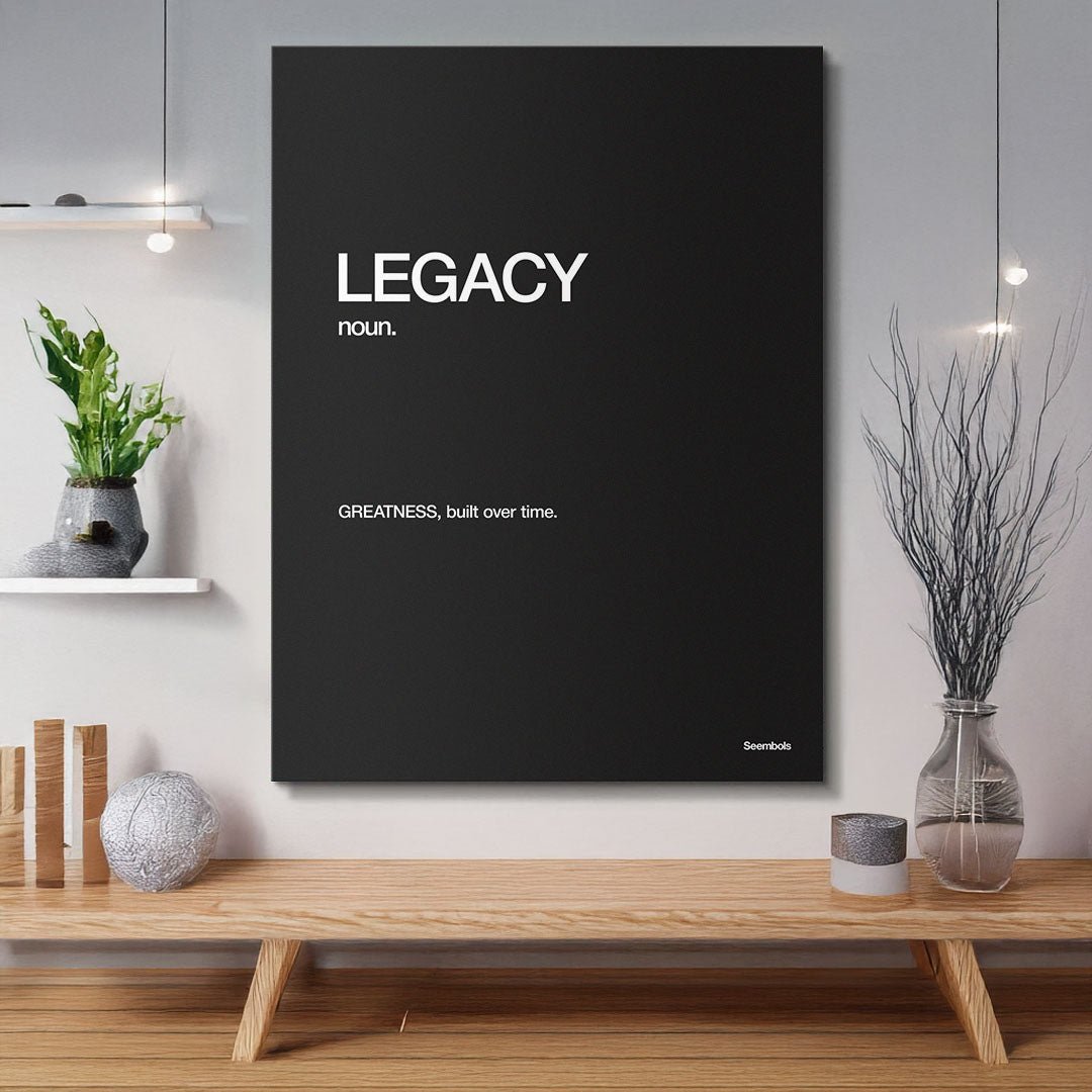 Legacy Definition canvas wall art
