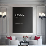 Legacy Definition canvas wall art