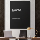 Legacy Definition canvas wall art