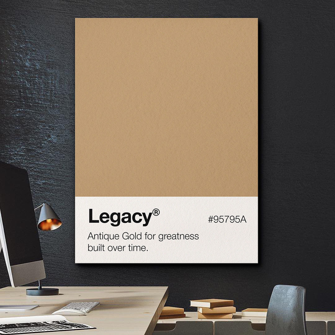 Legacy Palette motivational canvas wall art