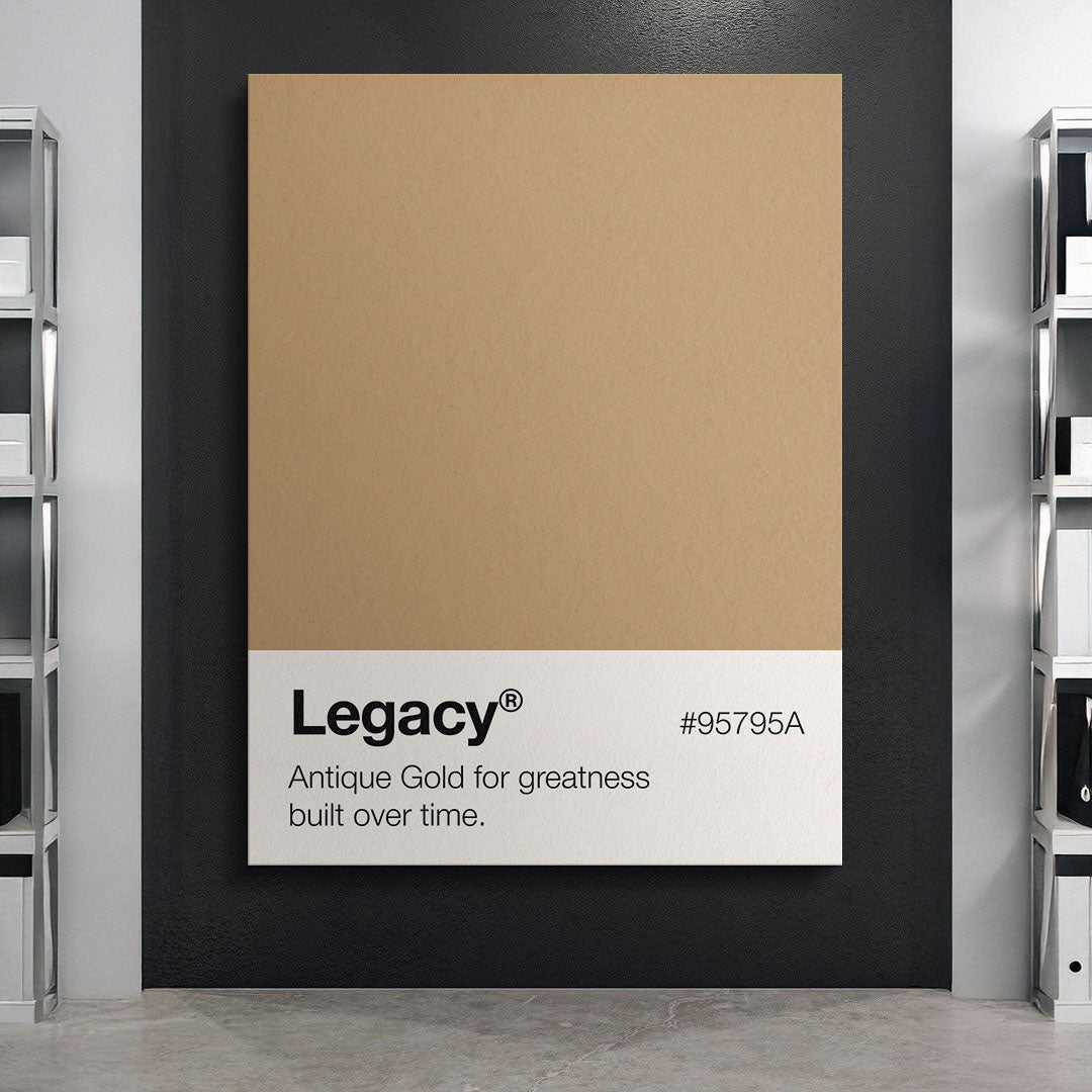 Legacy Palette motivational canvas wall art