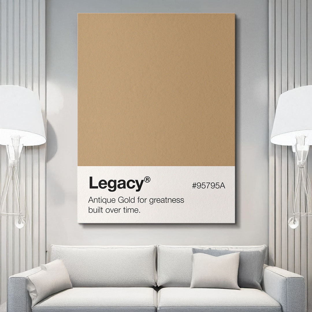 Legacy Palette motivational canvas wall art