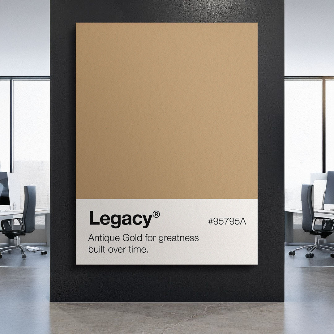 Legacy Palette motivational canvas wall art