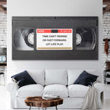 Let It Play canvas wall art