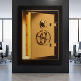Locked In canvas wall art