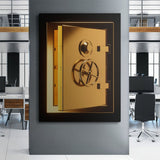 Locked In canvas wall art