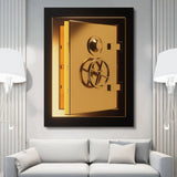 Locked In canvas wall art