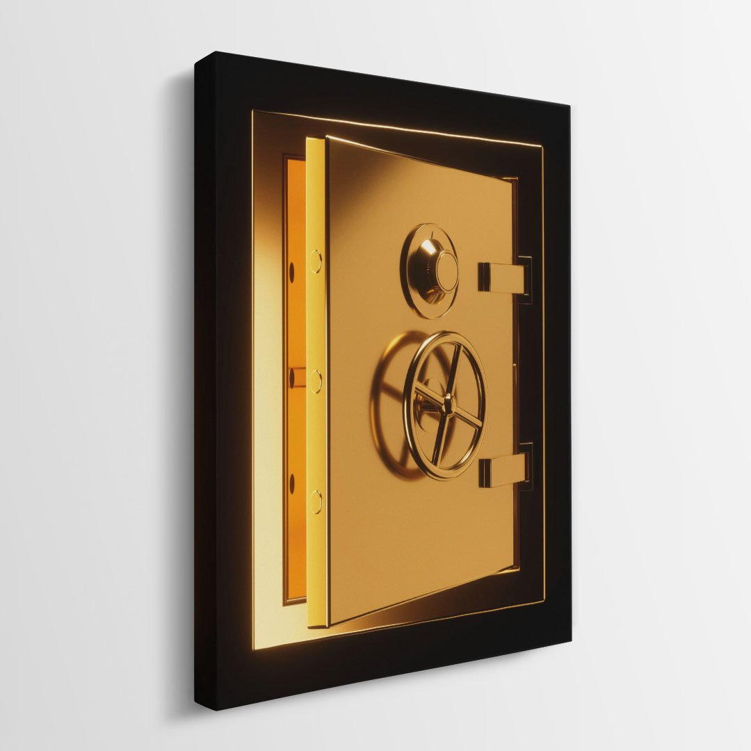 Locked In canvas art