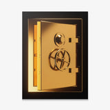 Locked In canvas wall art