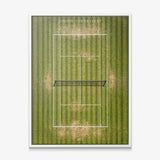 London Center Court tennis canvas with white frame