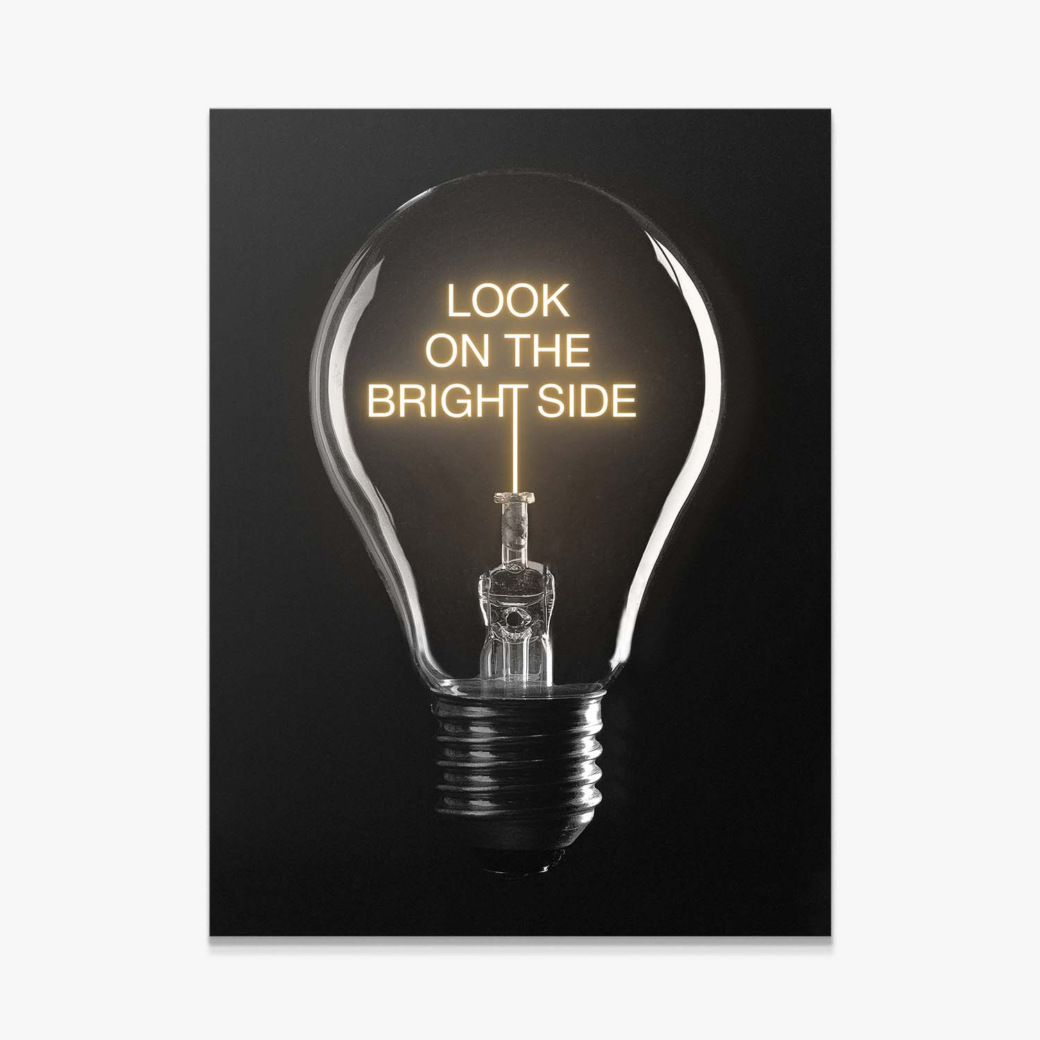 Look On The Bright Side canvas wall art