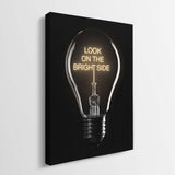Look On The Bright Side canvas wall art