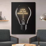 Look On The Bright Side canvas wall art