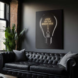Look On The Bright Side canvas wall art