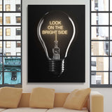 Look On The Bright Side canvas wall art