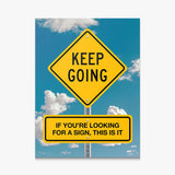 Looking For A Sign canvas wall art