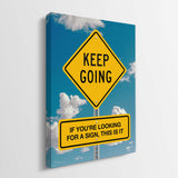 Looking For A Sign canvas wall art