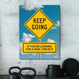 Looking For A Sign canvas wall art