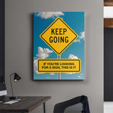 Looking For A Sign canvas wall art