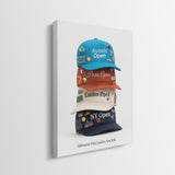 Major Caps tennis canvas gallery-wrapped side edge