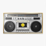 Make Happiness Louder (Boombox) canvas wall art