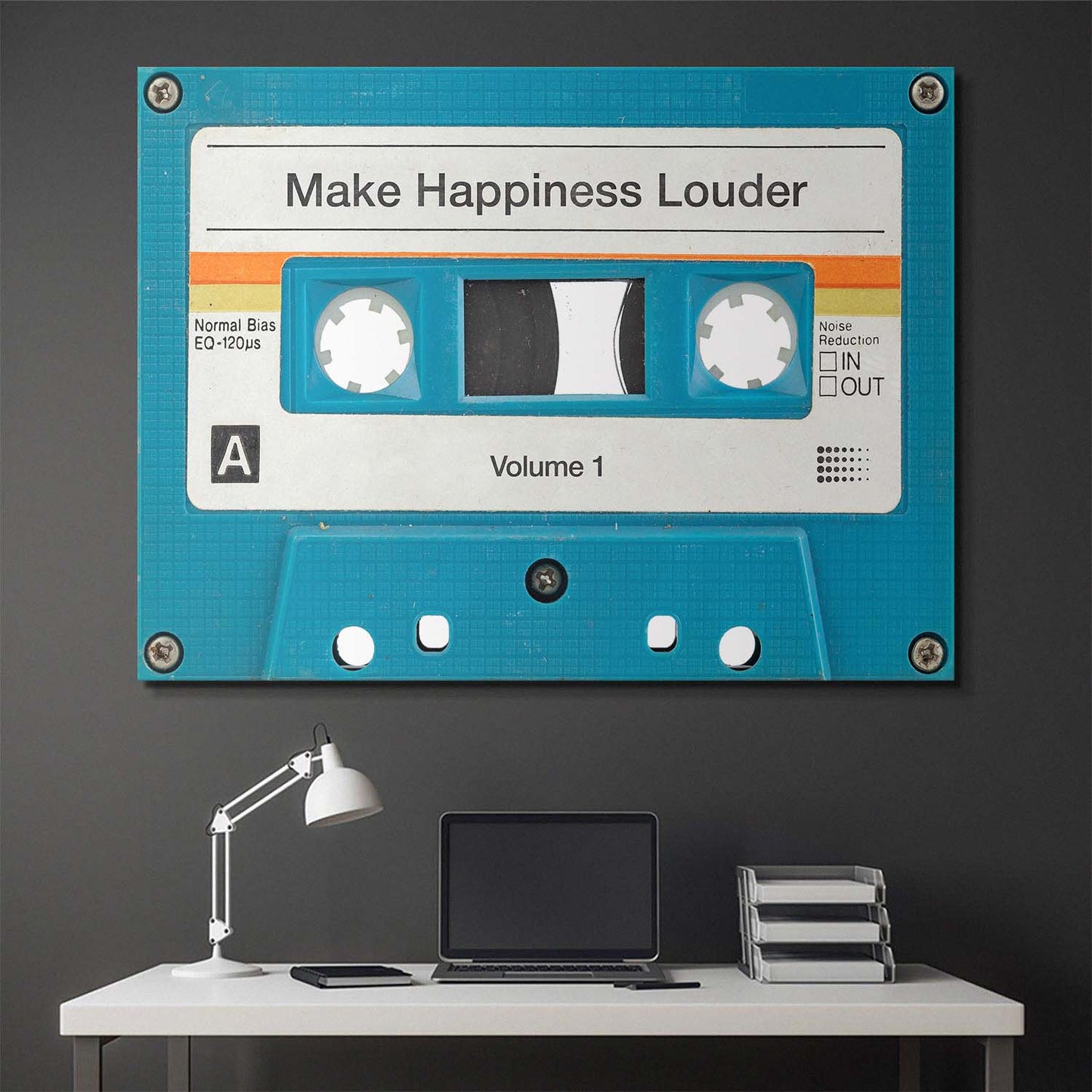 Make Happiness Louder canvas art