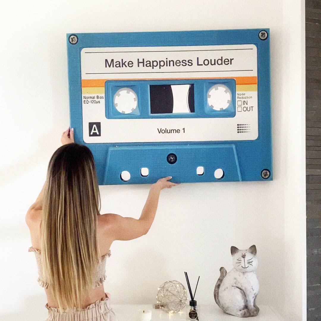 Make Happiness Louder canvas art