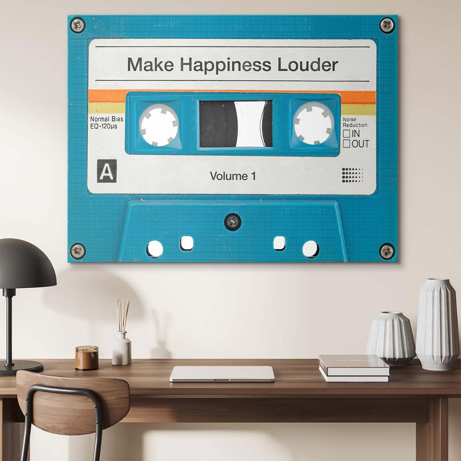 Make Happiness Louder canvas art