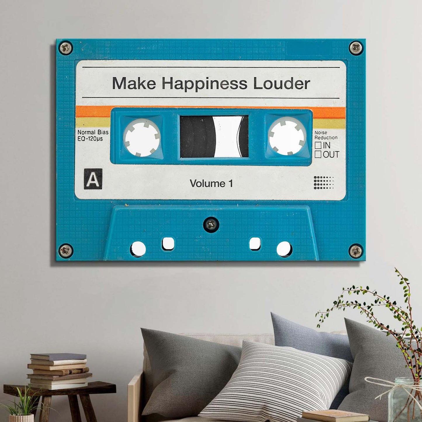 Make Happiness Louder canvas art