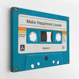 Make Happiness Louder canvas wall art