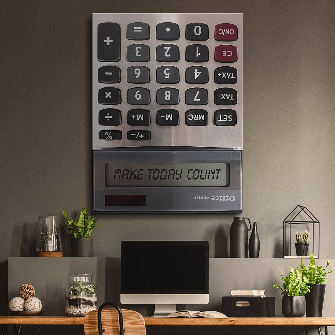 Make Today Count canvas wall art