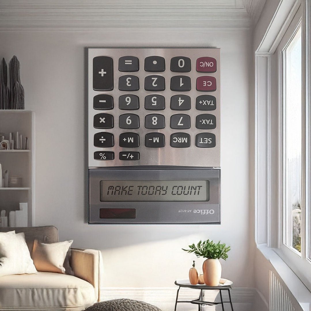 Make Today Count canvas wall art