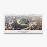 Man In The Arena Roman amphitheatre stadium canvas print