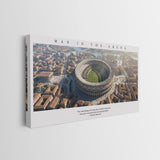 Man In The Arena Roman amphitheatre stadium canvas wall art