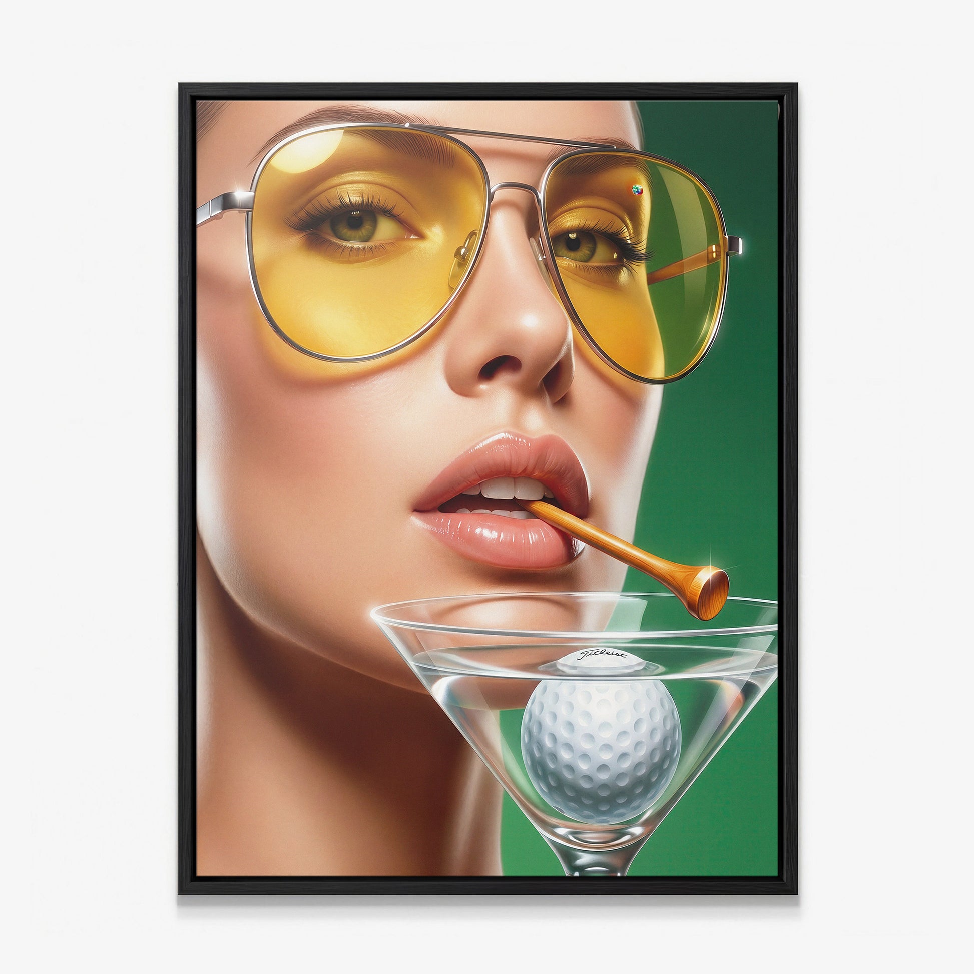 Marteeni golf canvas black frame