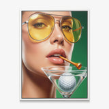 Marteeni golf canvas white frame