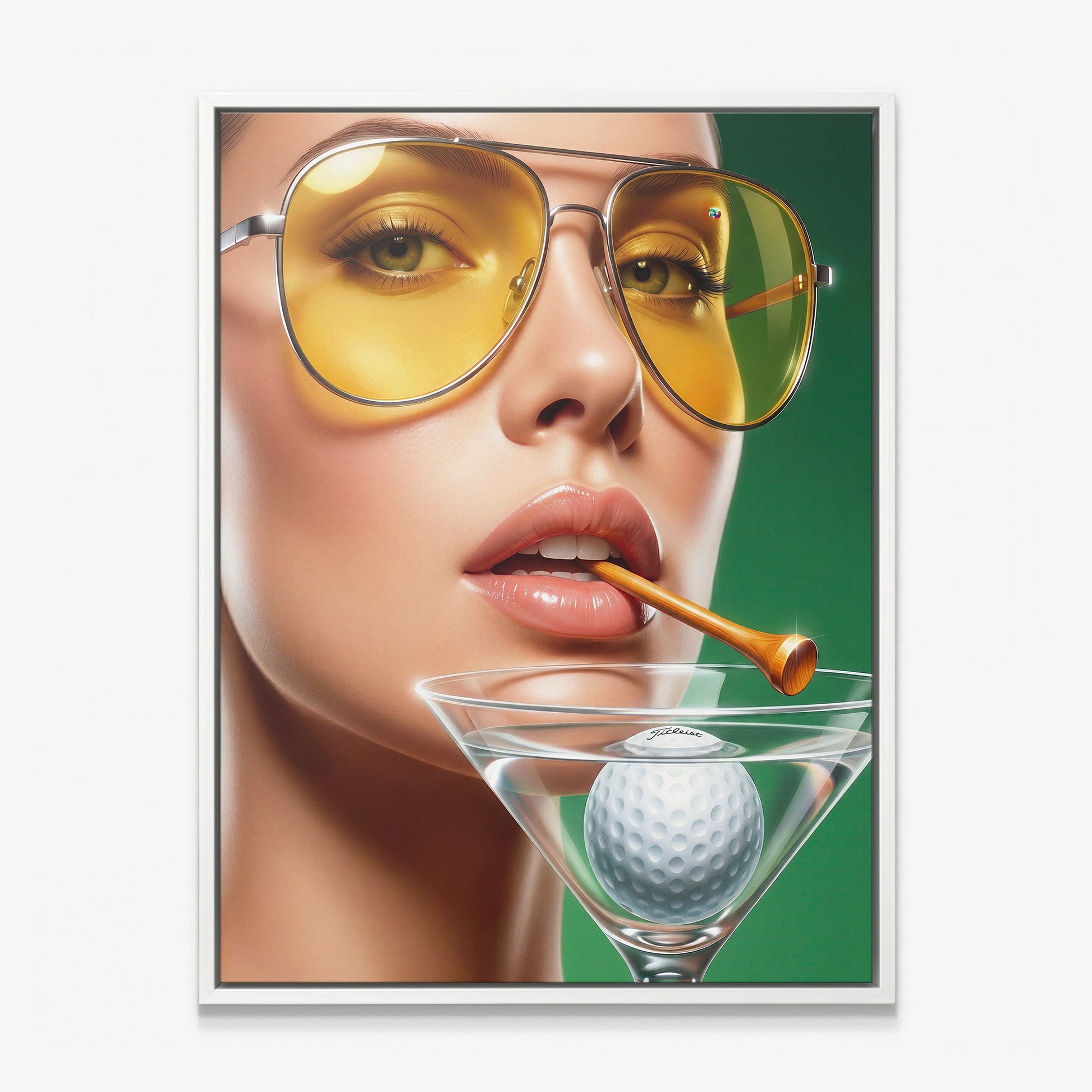 Marteeni golf canvas white frame